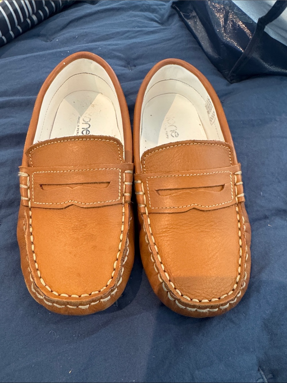 Men’s Casual Penny Loafers in Tan Leather
